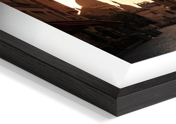 Cadre photo avec angle bois