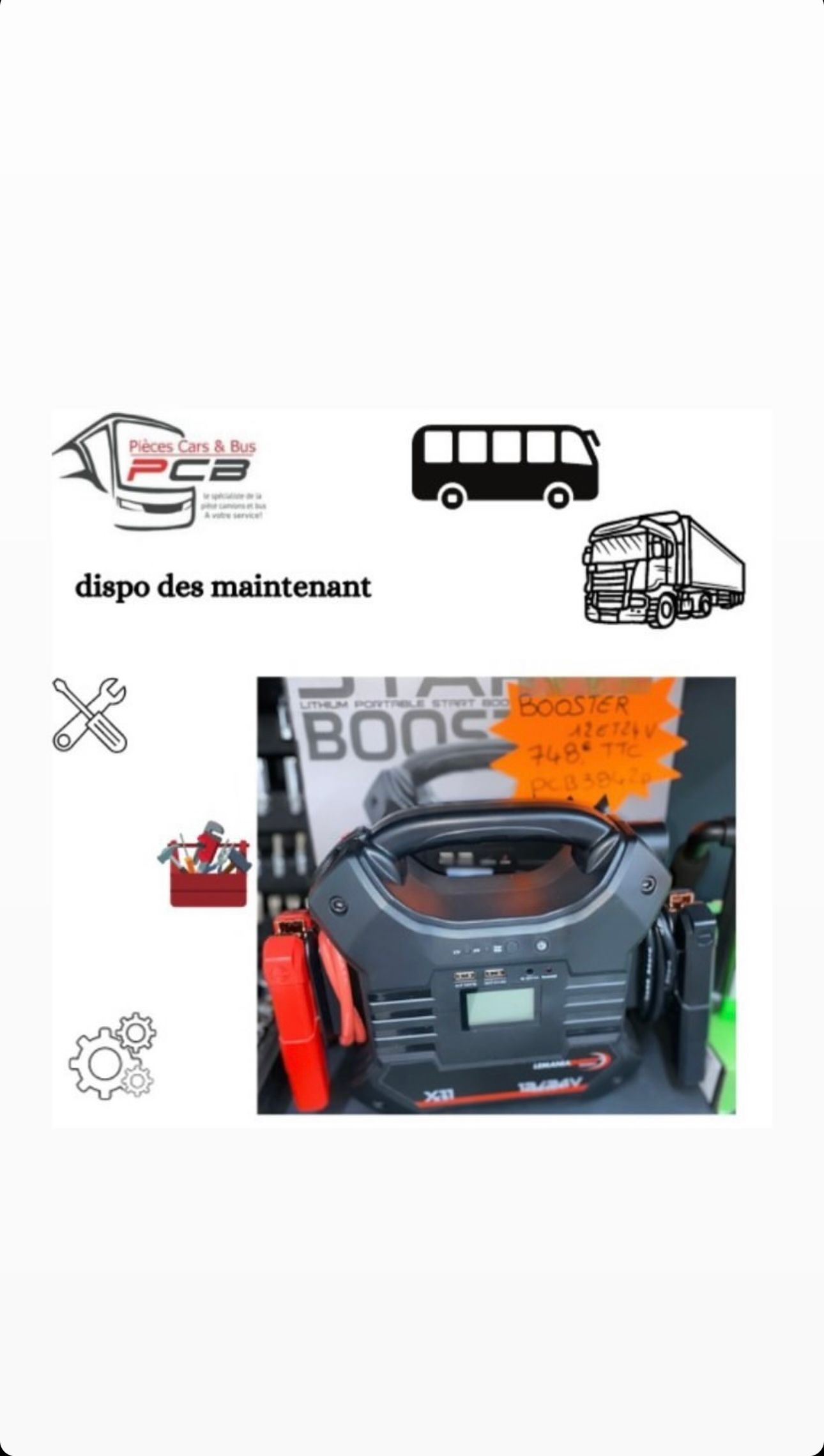 Actualités de pièces disponibles