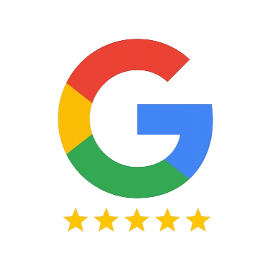 Initiale de Google avec des étoiles pour les avis