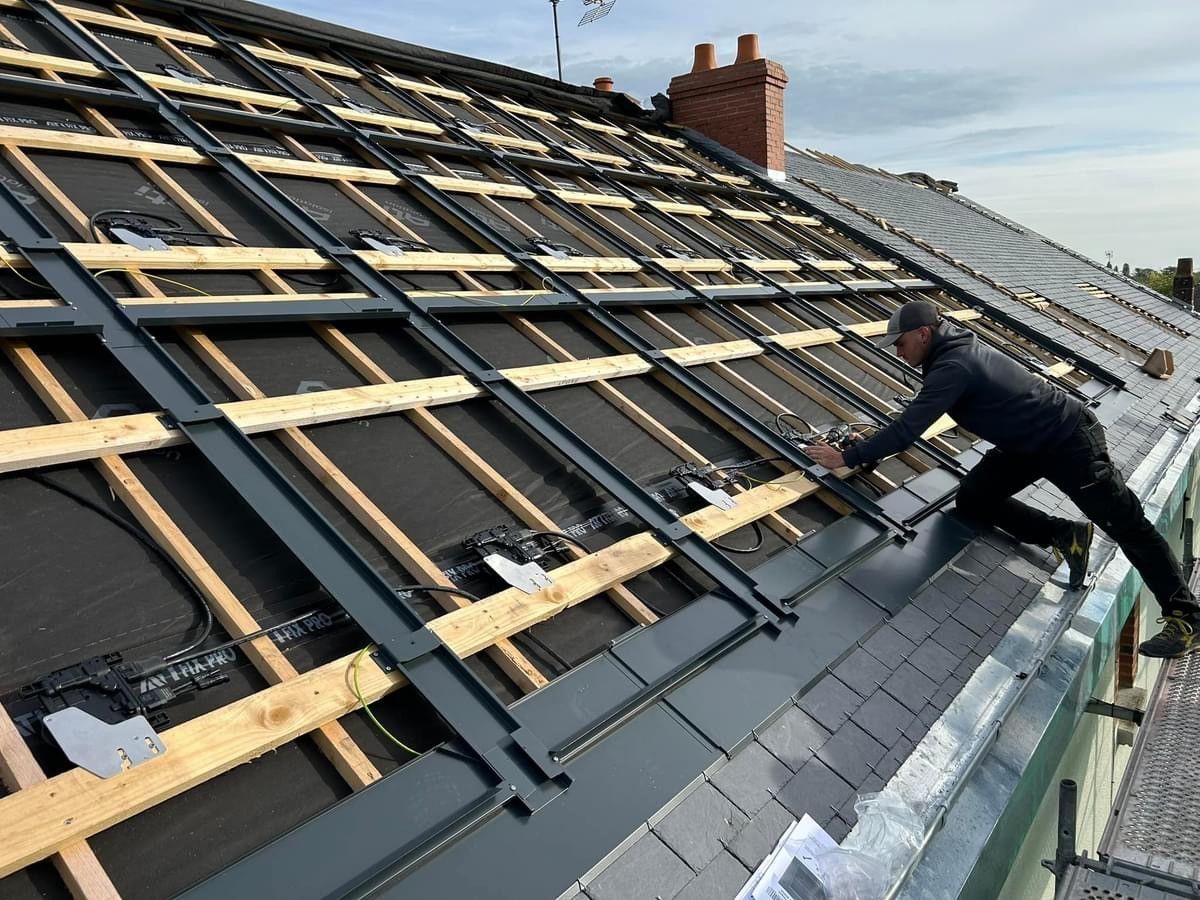 Corps de ferme refait complètement suite à la grêle de 2022