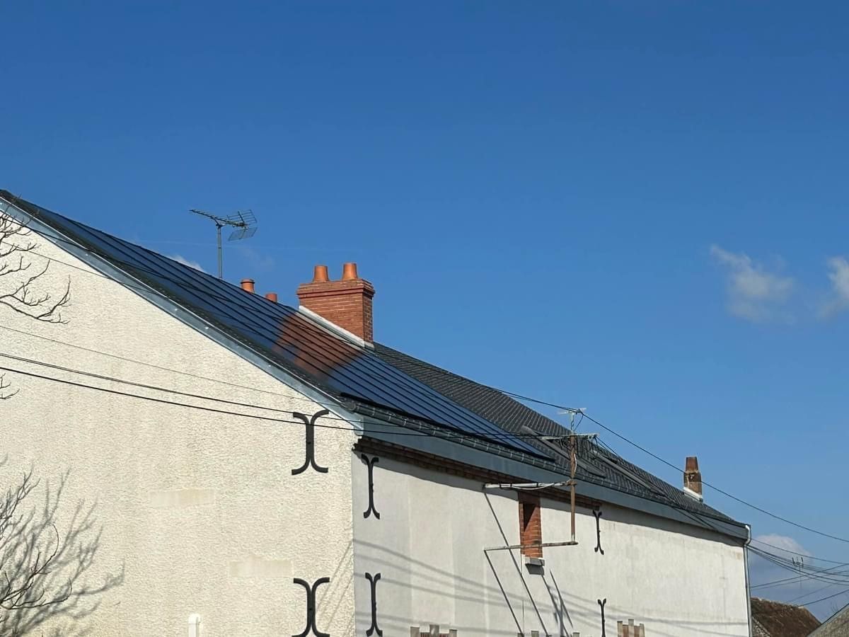 Corps de ferme refait complètement suite à la grêle de 2022