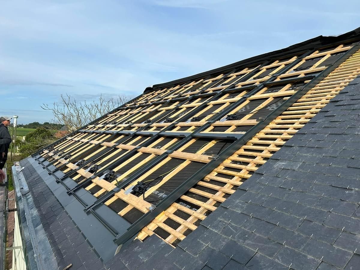 Corps de ferme refait complètement suite à la grêle de 2022