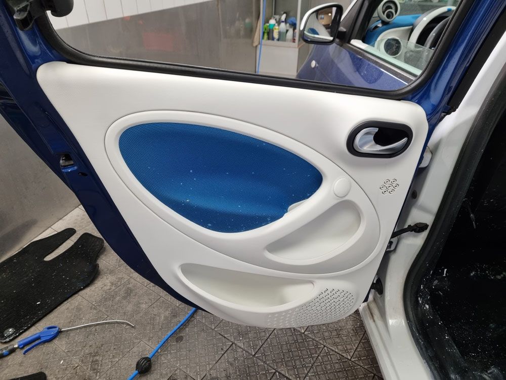 Portière de voiture détachée