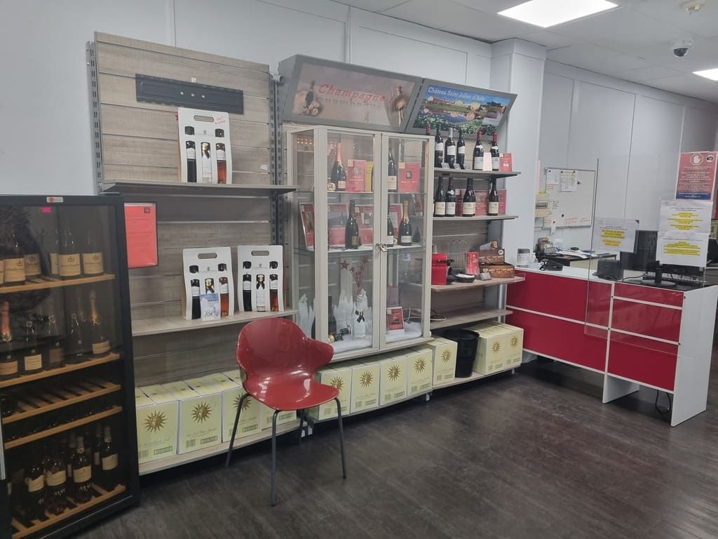 Boutique de vente de vin