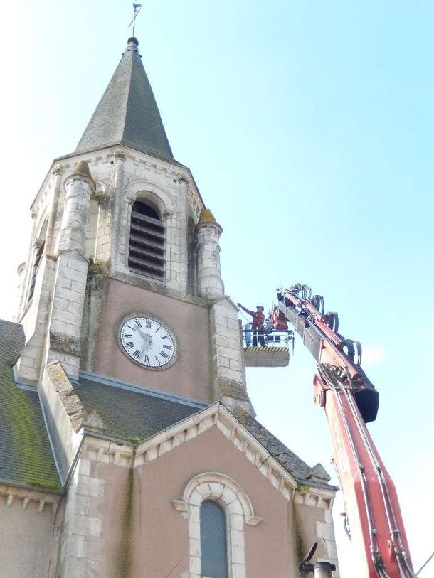 Rénovation de clocher Thierry Faller à Saint-Georges-sur-Moulon dans le Cher (18)