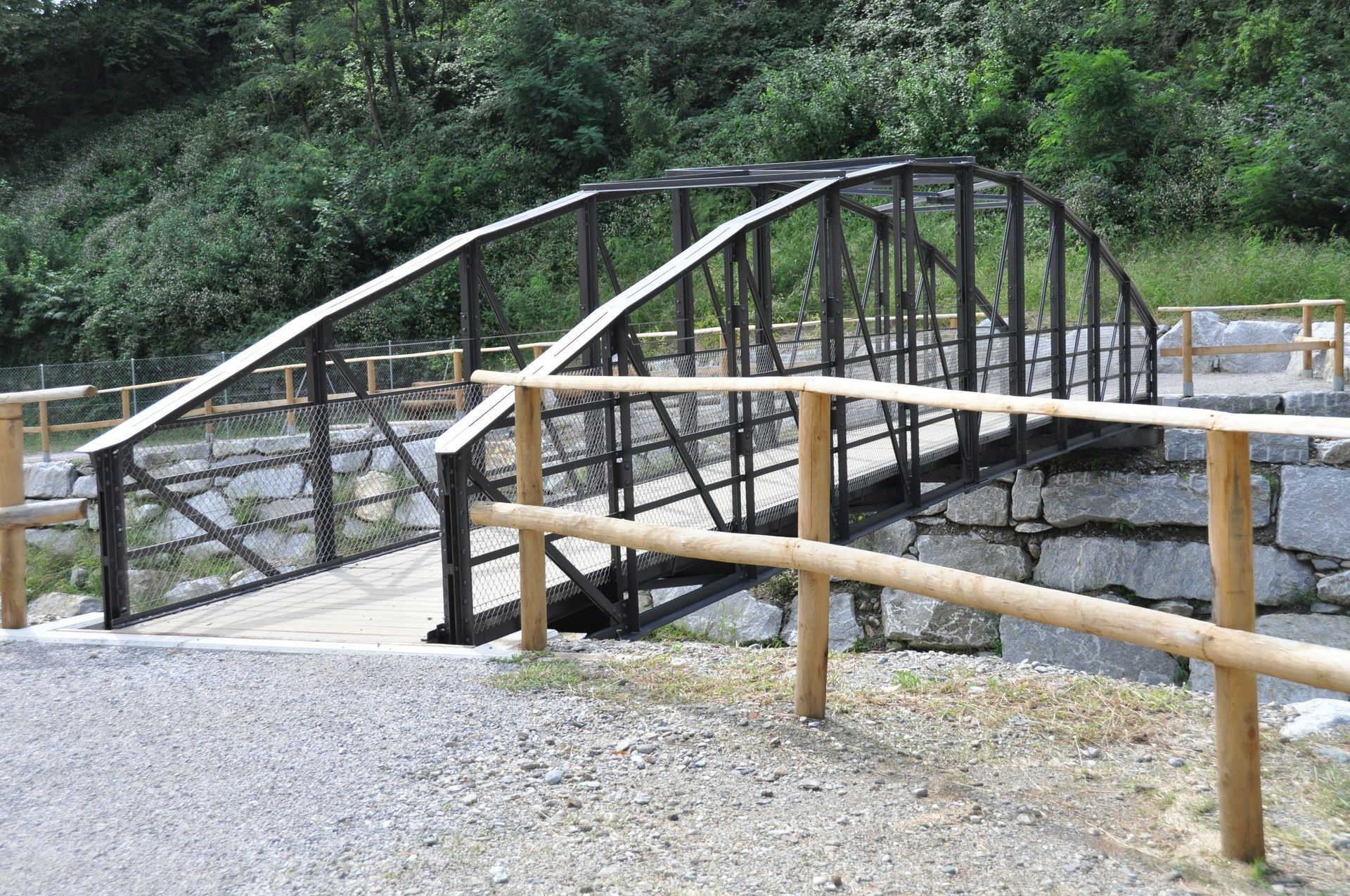 Schenini - Passarella in metallo nero