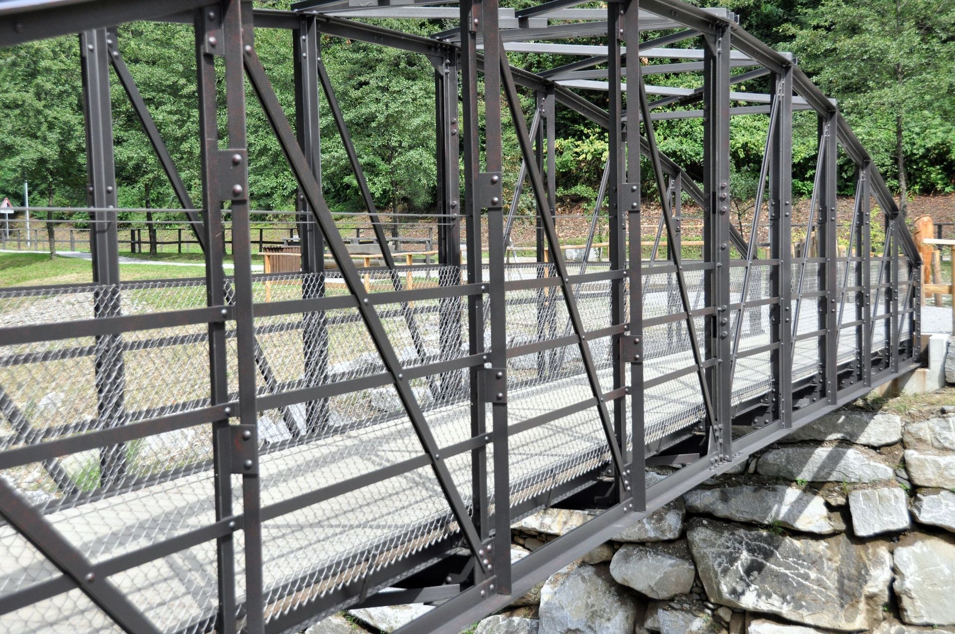 Schenini - Passarella metallica nera