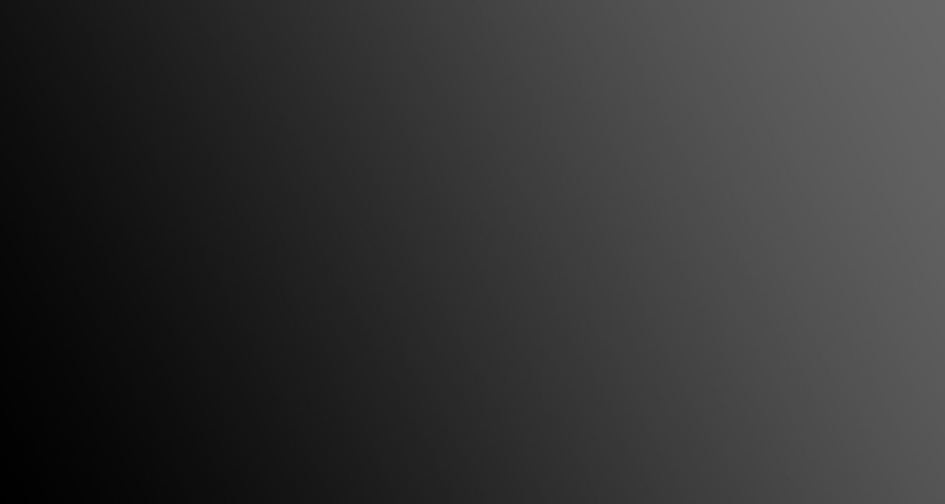 Ein schwarzer Hintergrund mit einem Farbverlauf von hell nach dunkel