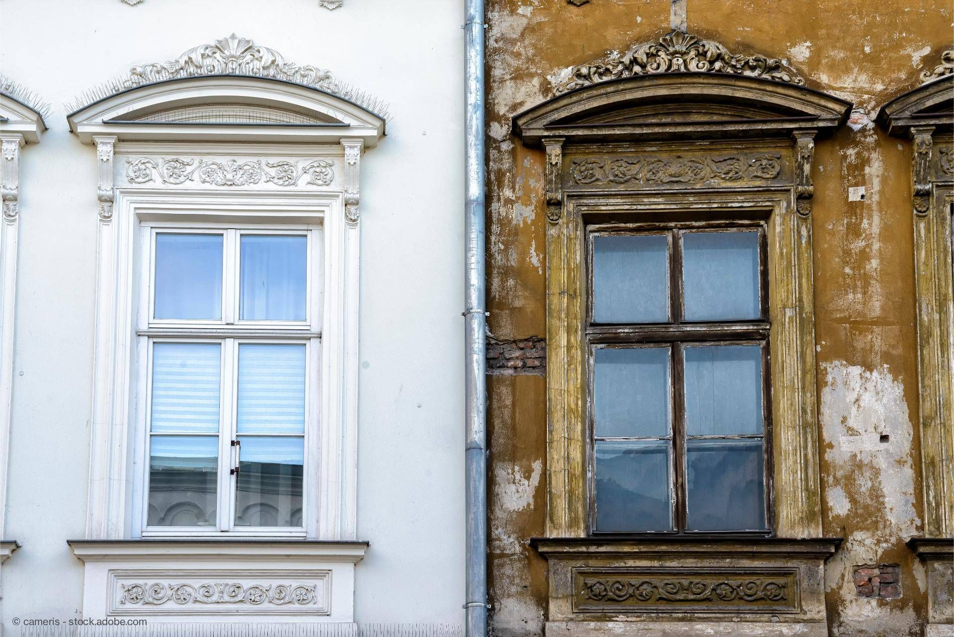 Fassade in Krakau in Polen