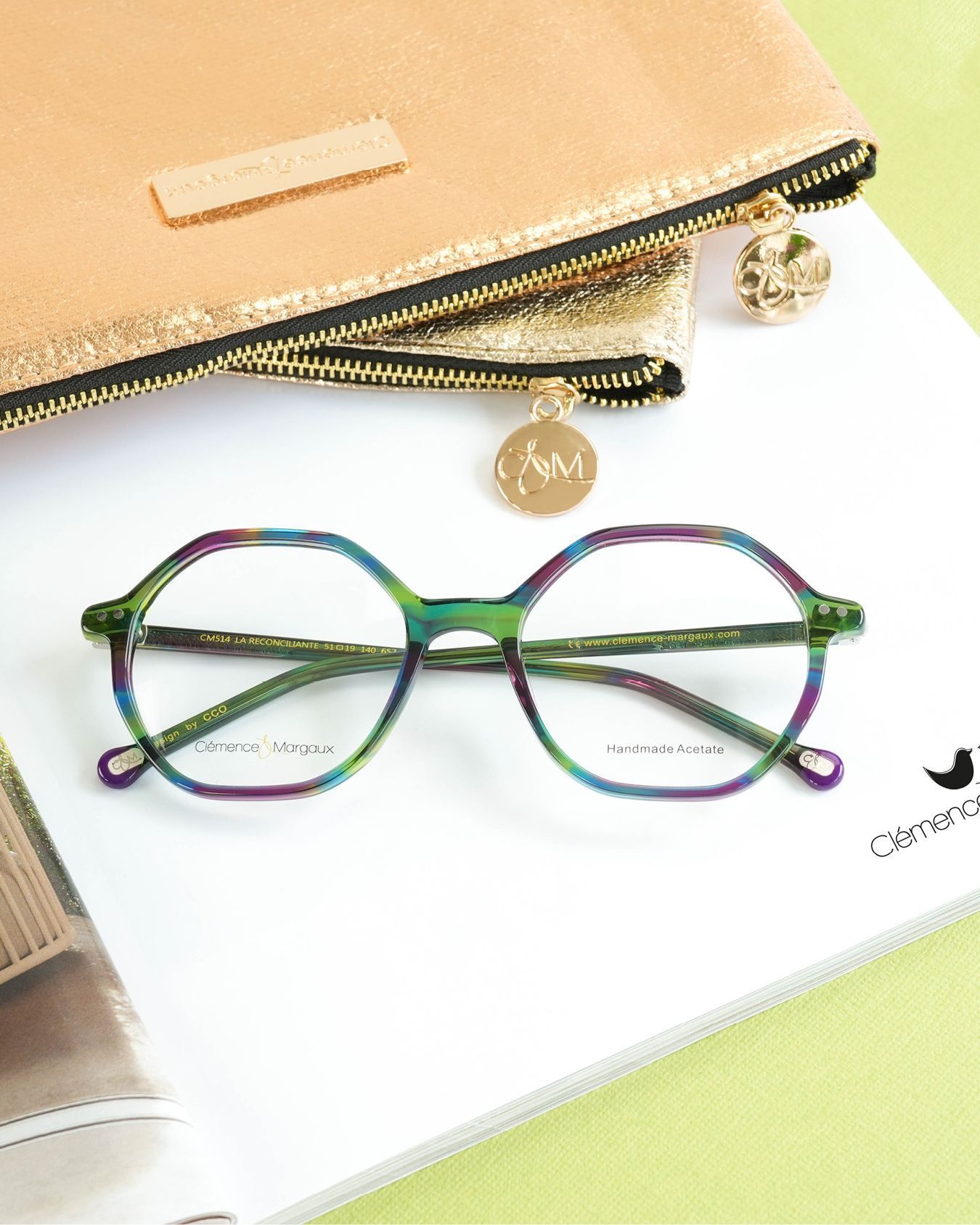 Une paire de lunettes de vue Clémence Margaux