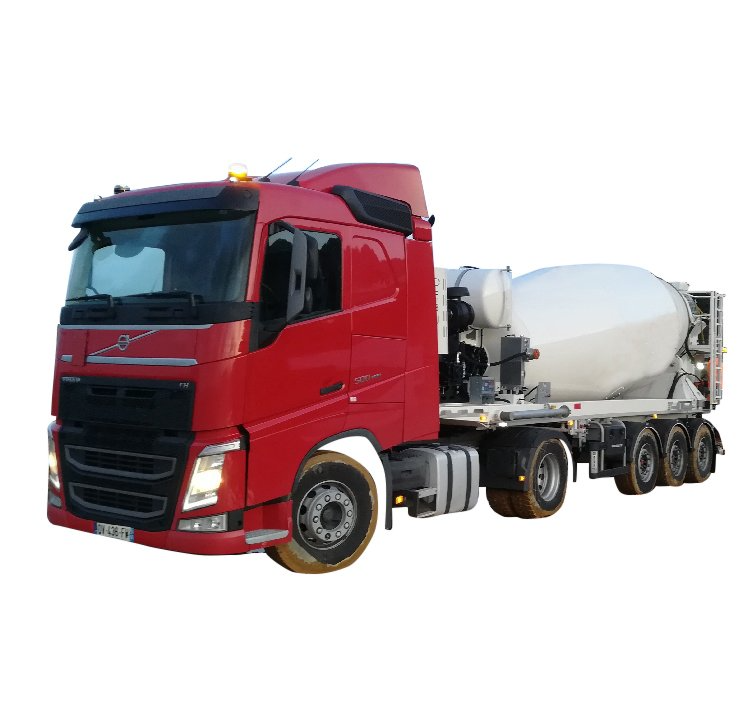 Camion-toupie, livraison de BPE en Bretagne