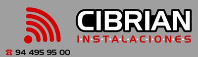 A logo for a company called cibrian instalaciones