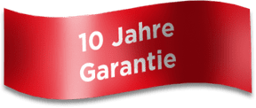 10 Jahre Garantie-Banner