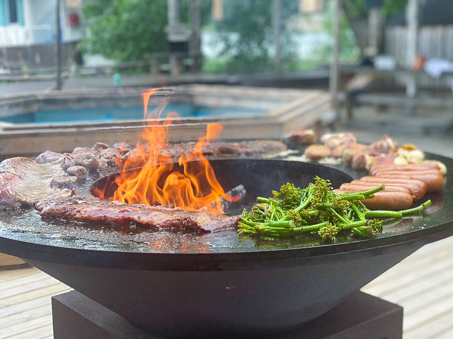 Elävän tulen iltapala.