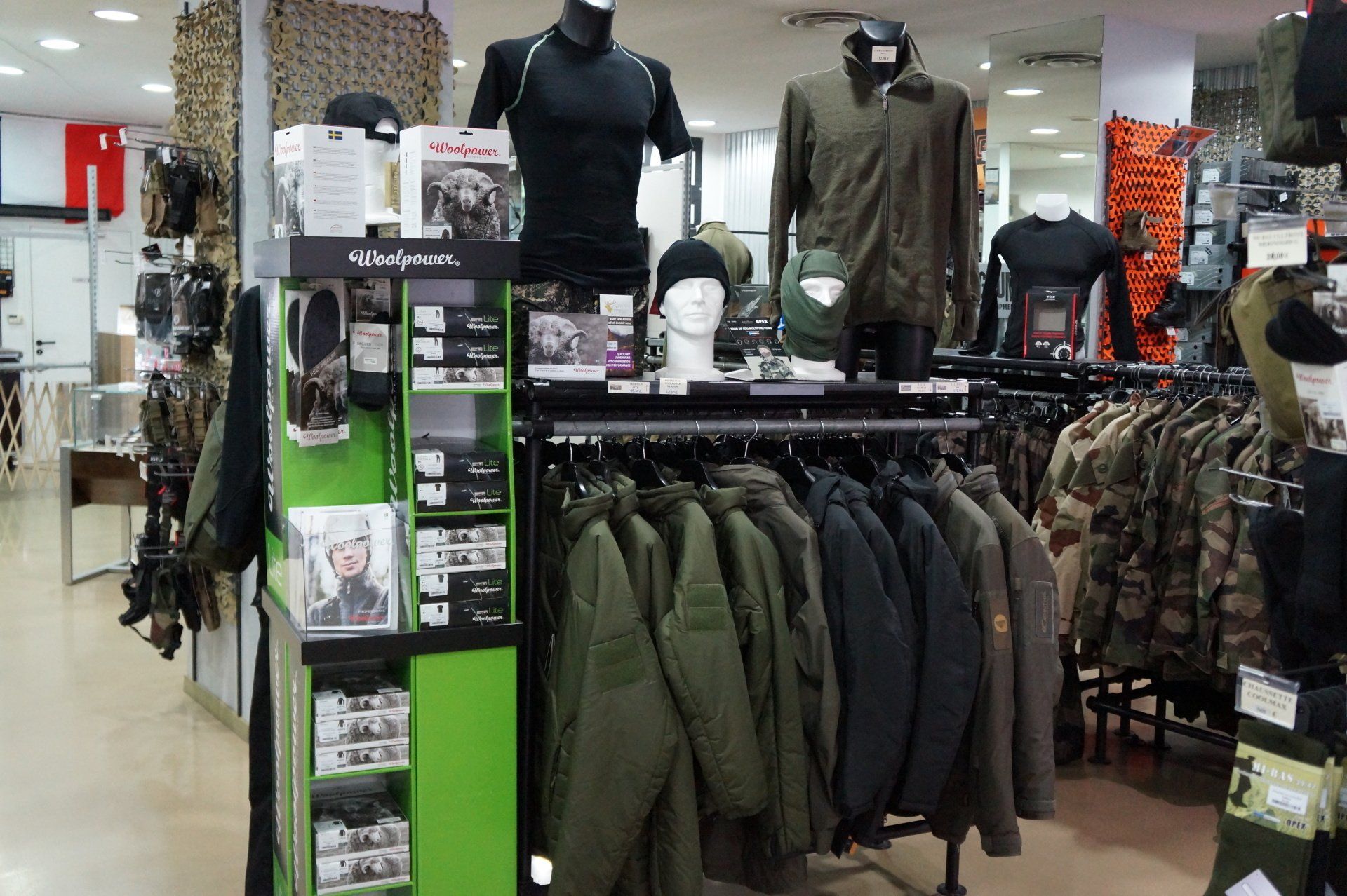 Équipements contre le froid