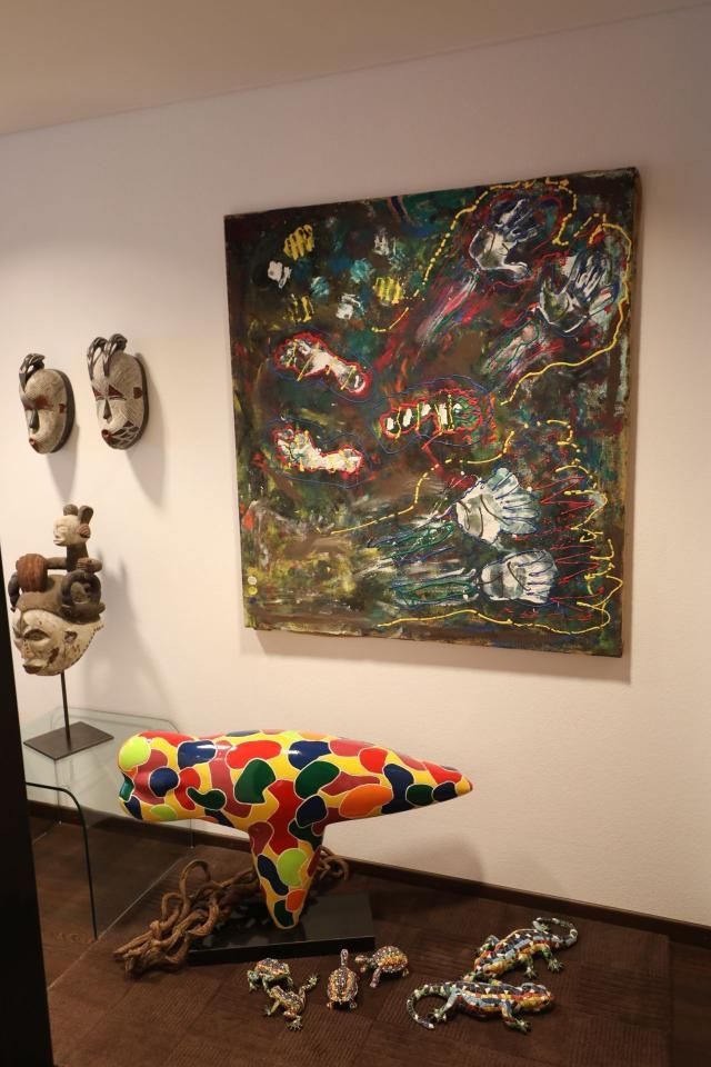 pièces d'art au cabinet