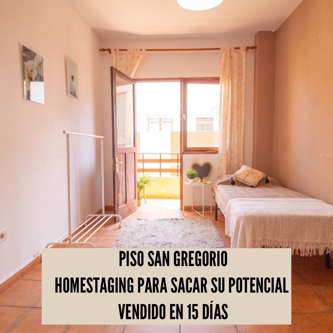 Piso san gregorio home staging para sacar su potencial vendido en 15 dias