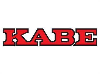 Das Kabe-Logo ist rot und schwarz auf weißem Hintergrund.