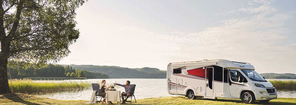 Caravan am See