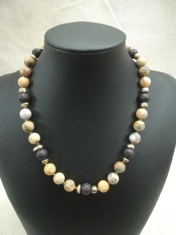 Crazy-Lace-Achat-Kugelkette