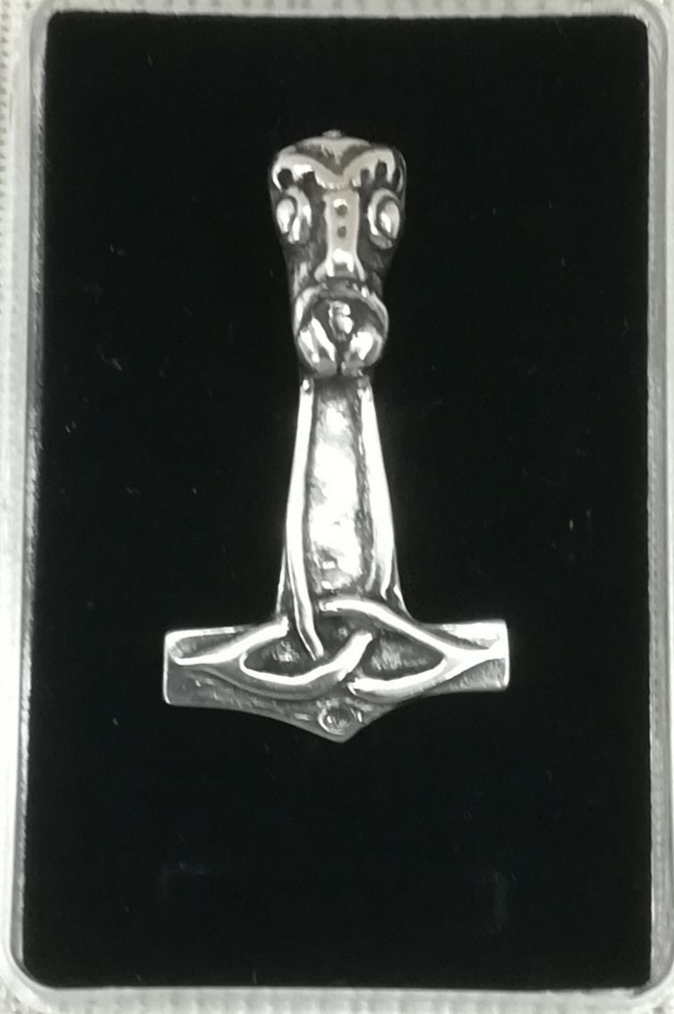 Thorhammer-Kettenanhänger 925 Silber