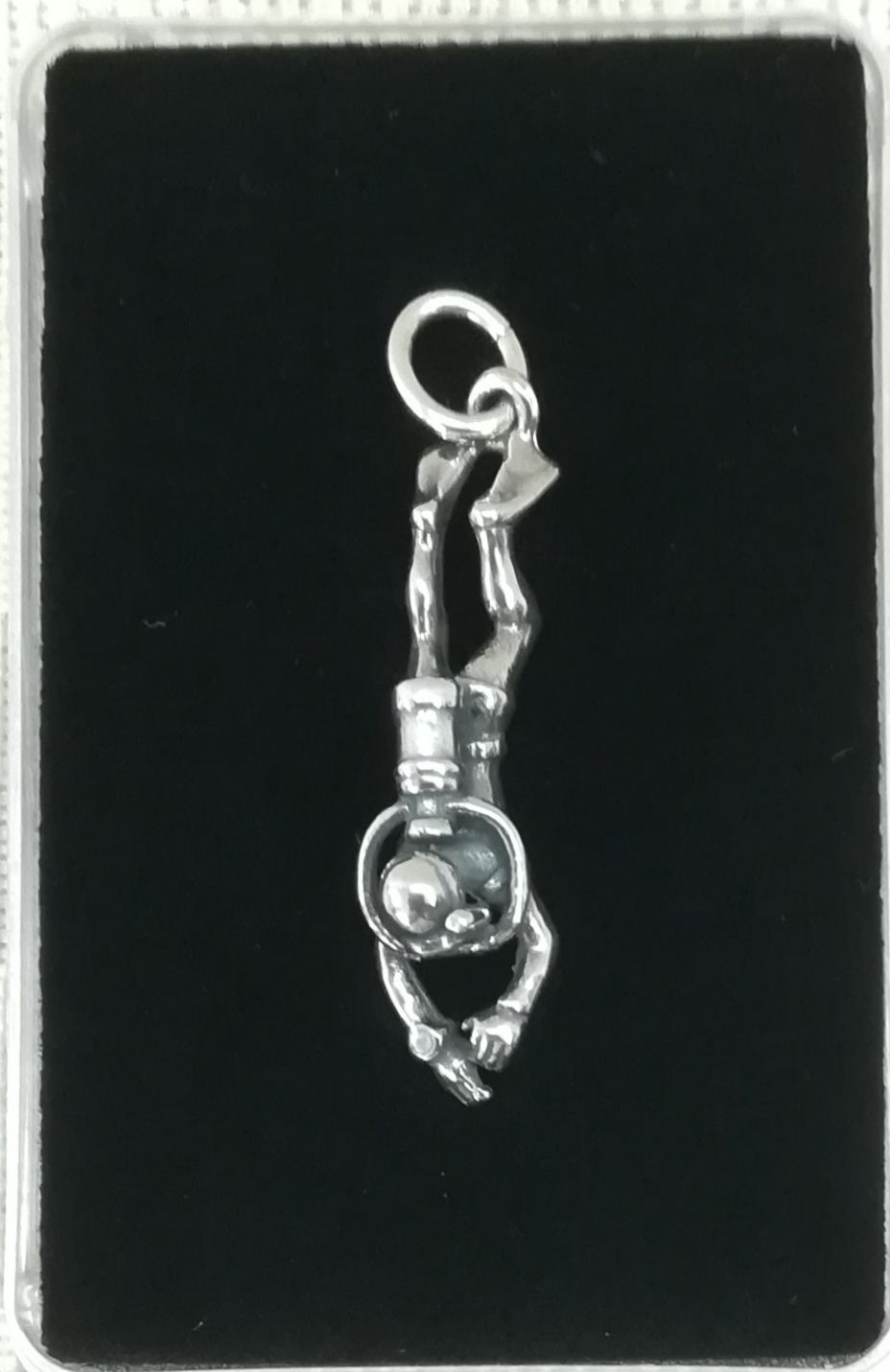 Taucher-Kettenanhänger 925 Silber