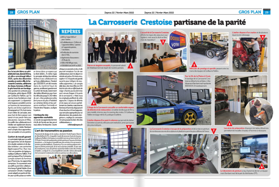 Article sur l'atelier