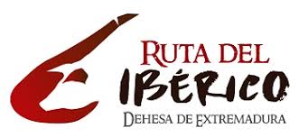 A logo for ruta del ibérico dehesa de extremadura
