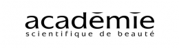 The logo for Académie Scientifique de Beauté in black serif text on a white background.
