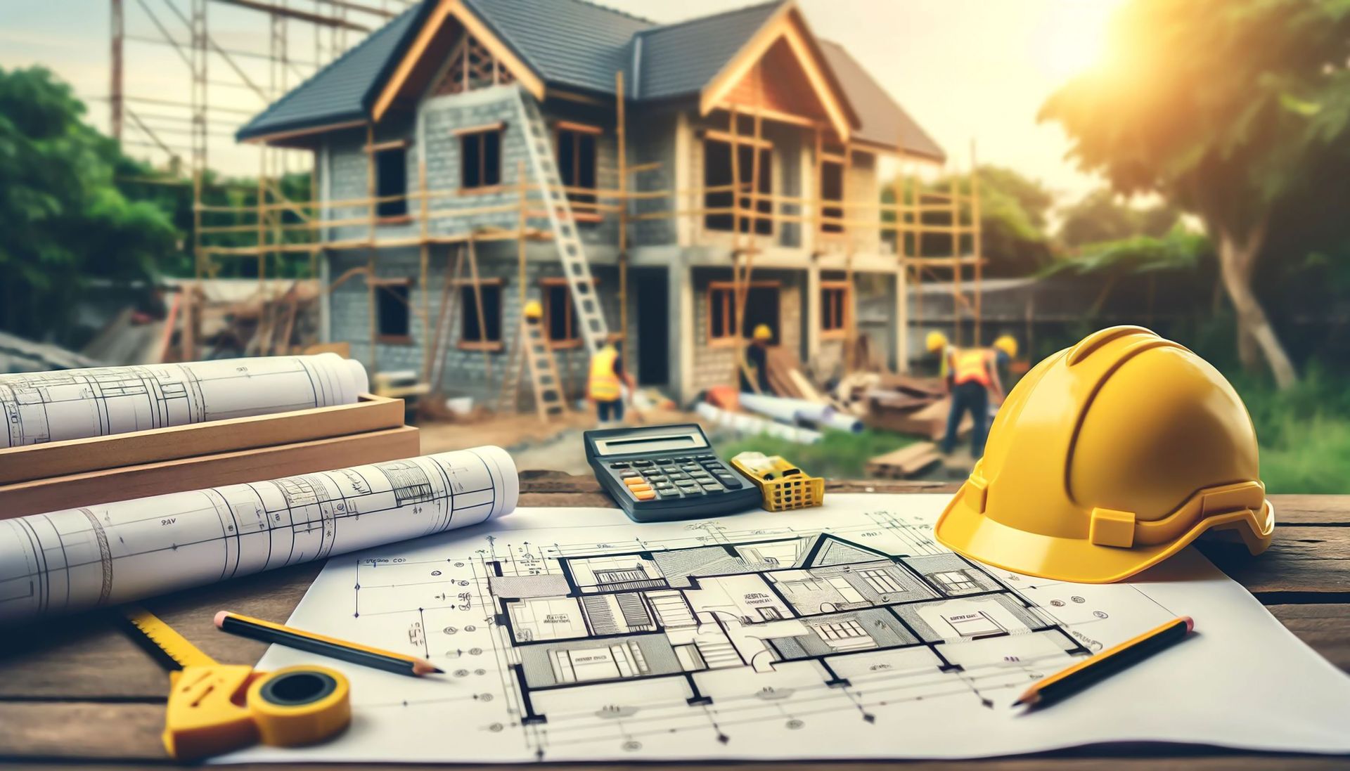 Maison en arrière plan