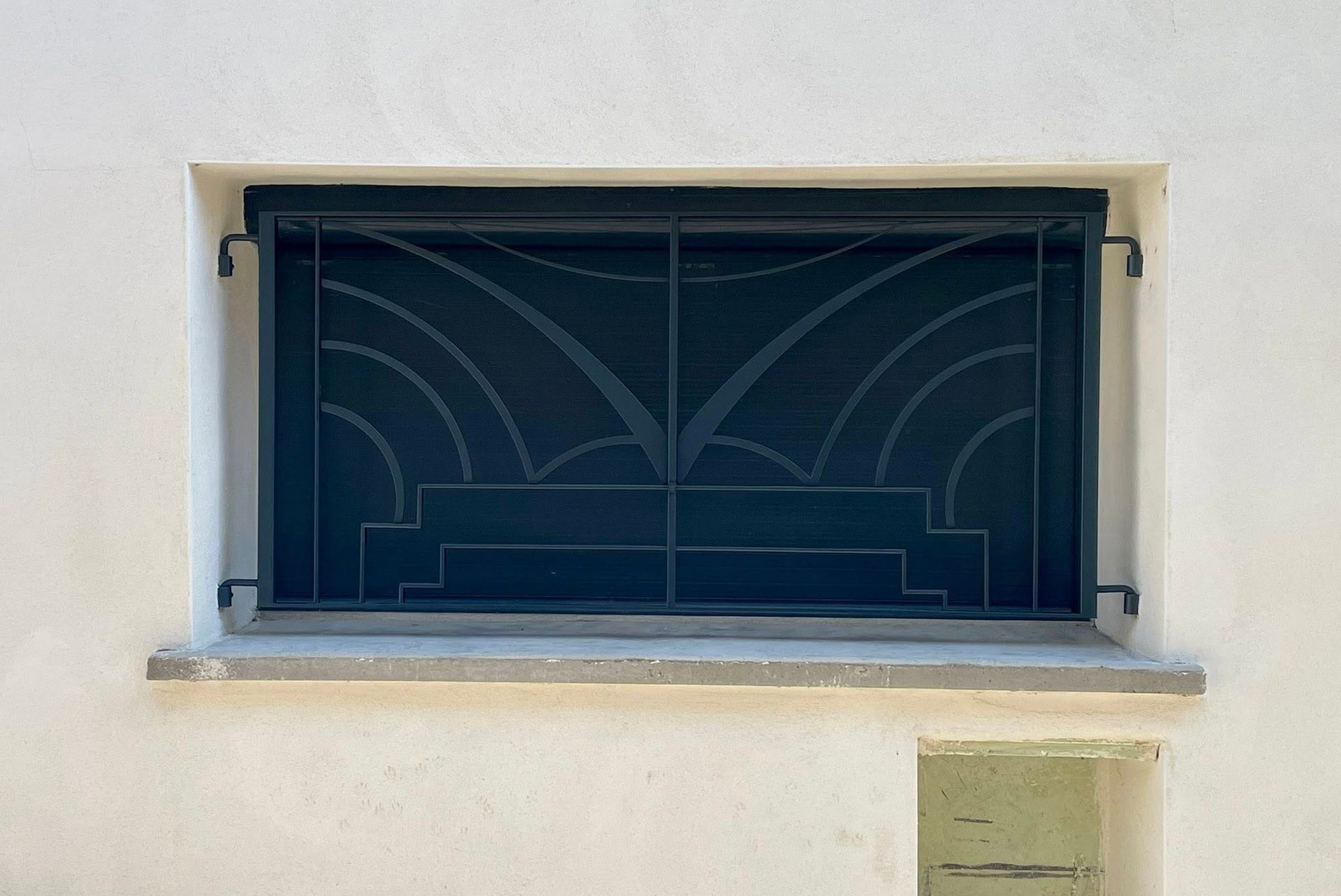 Garde-corps d'une fenêtre de maison