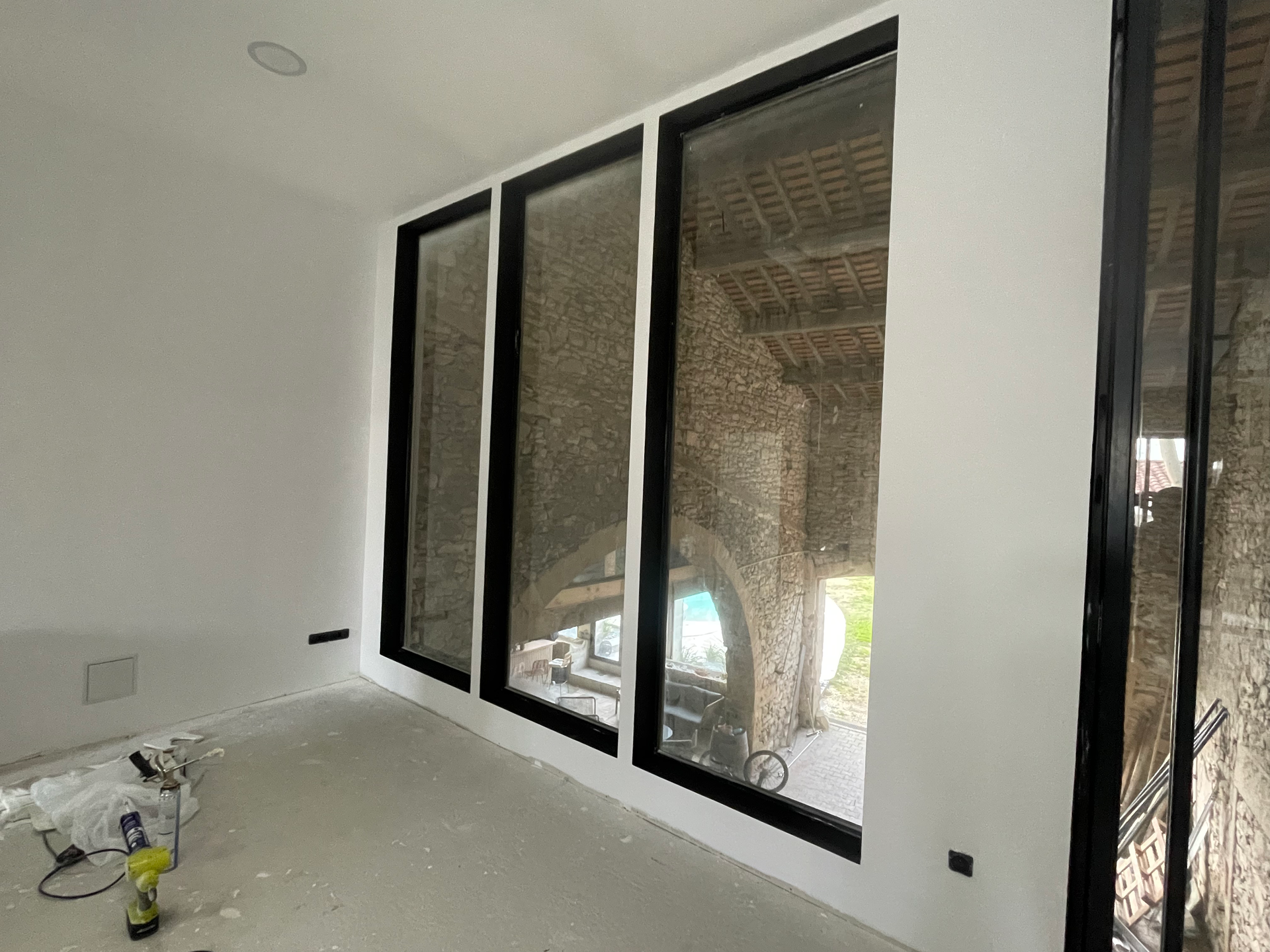 Verrière en fer forgé