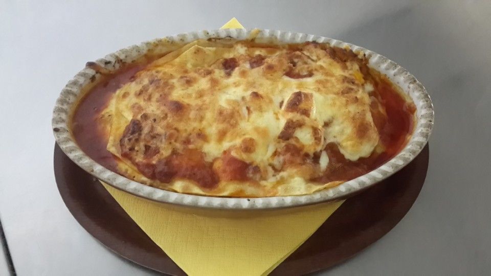 leckere Lasagne von Pizzeria Bella Napoli
