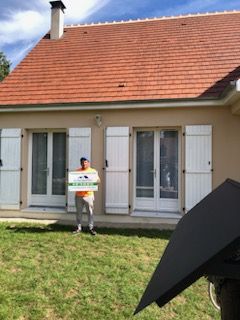 Toiture d'une maison nettoyée