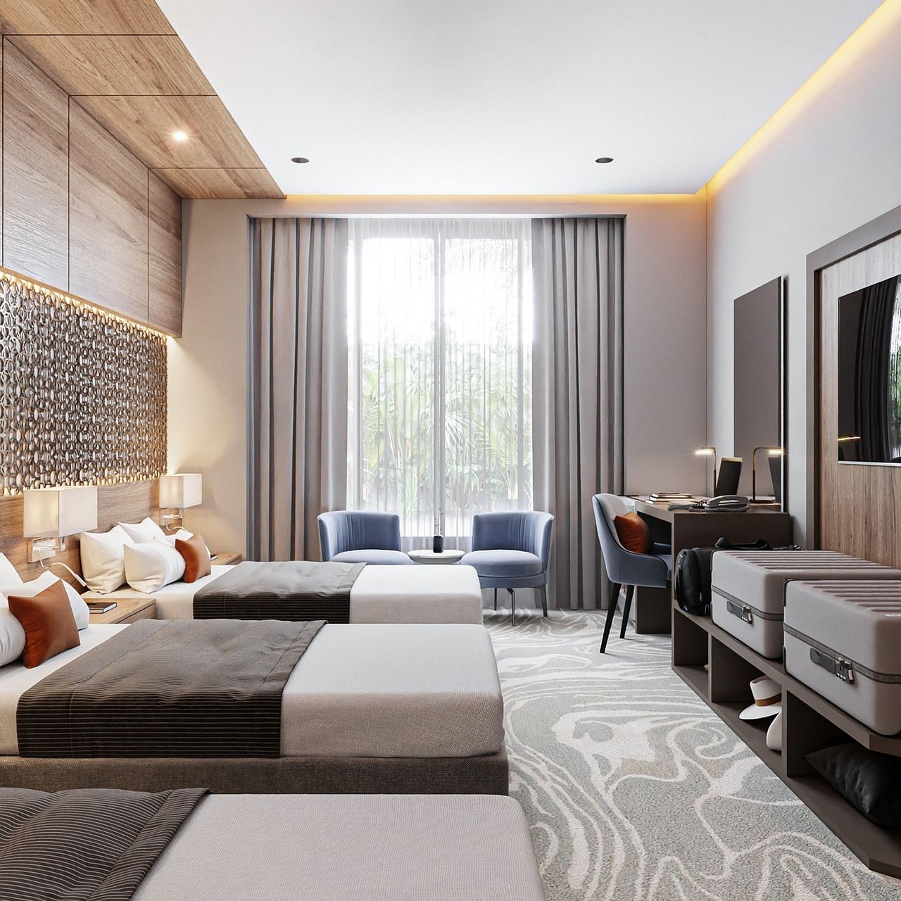 AI generated hotel image