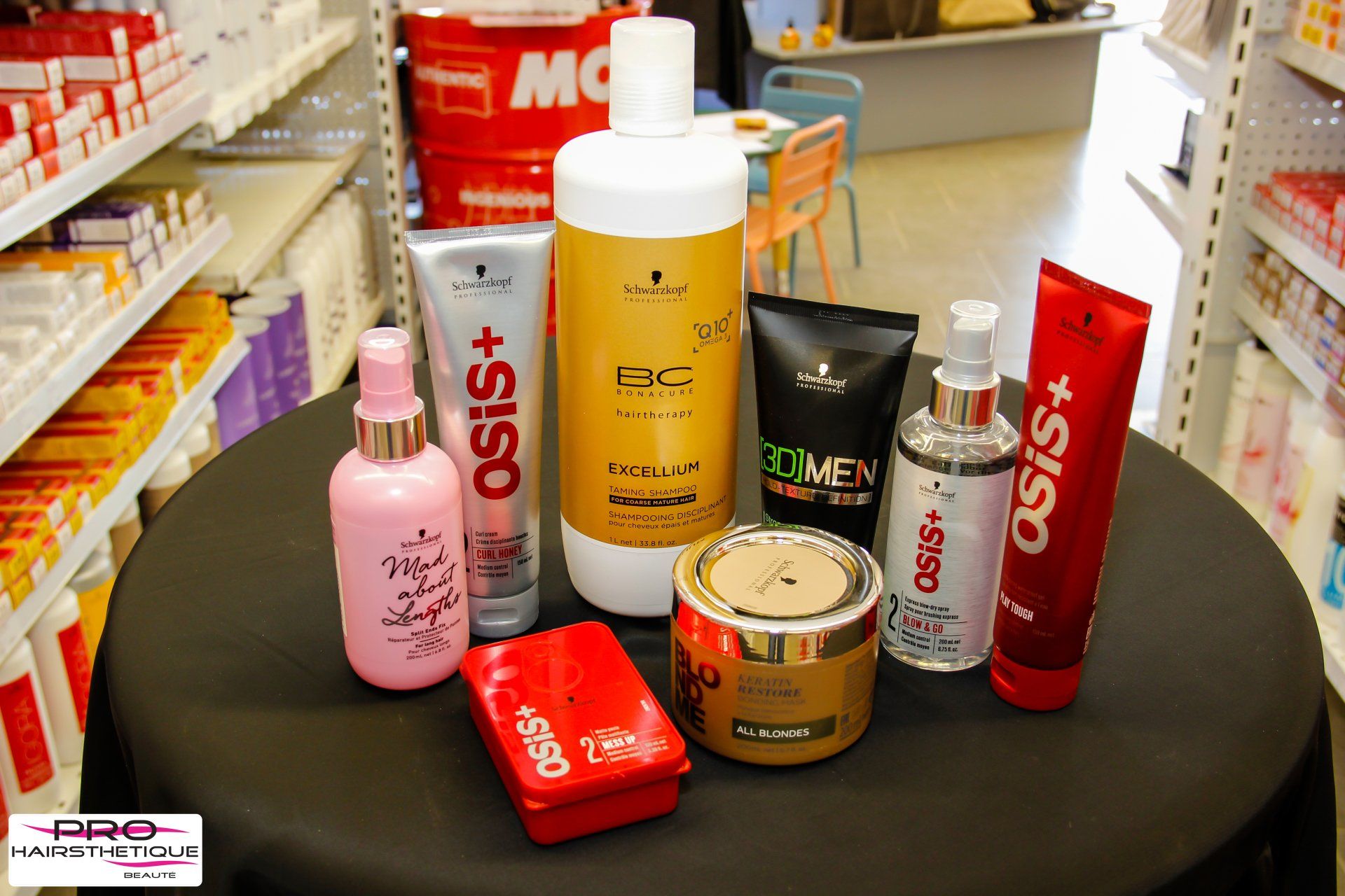 Large choix de produit de coiffure