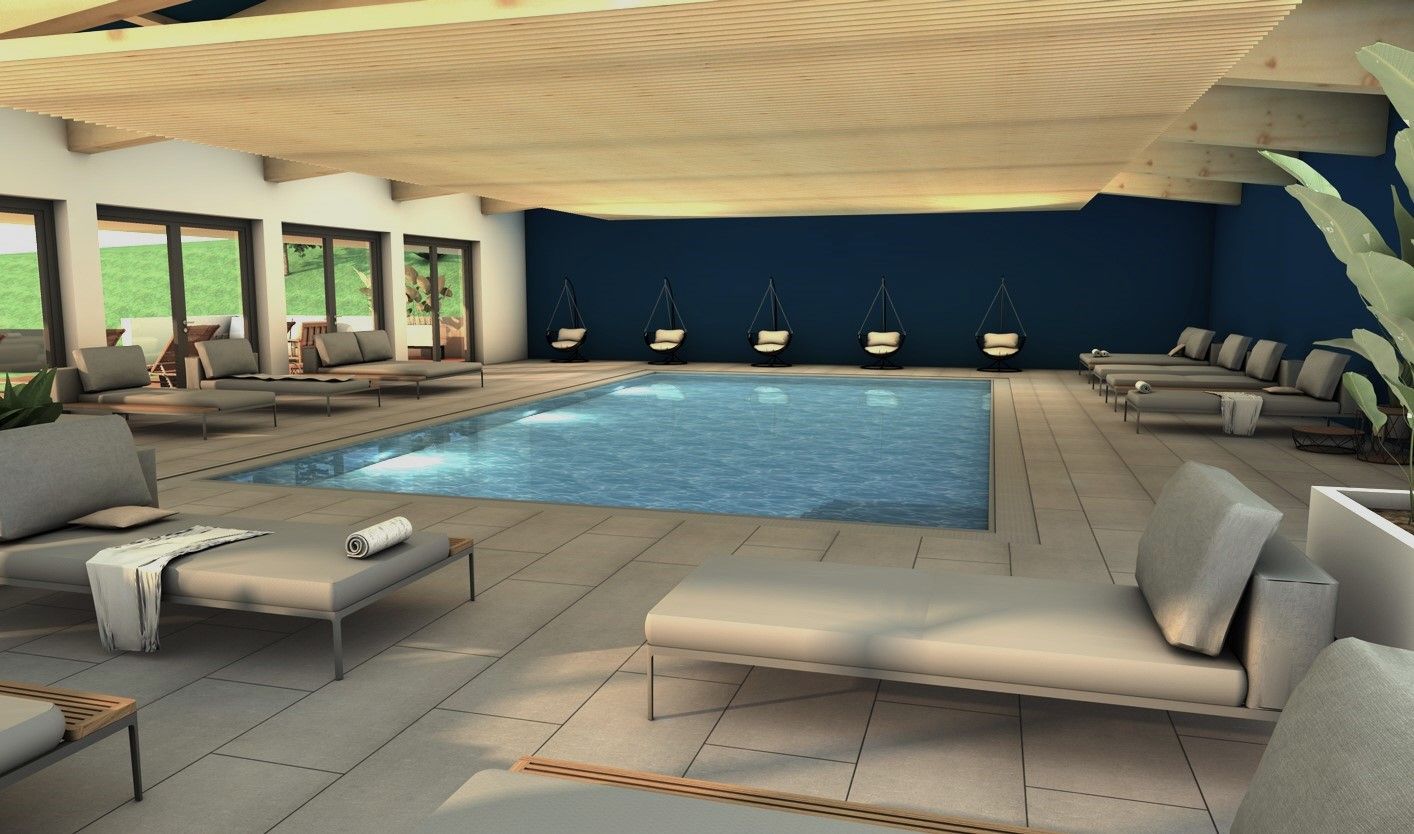 Innen-Pool mit Liegen