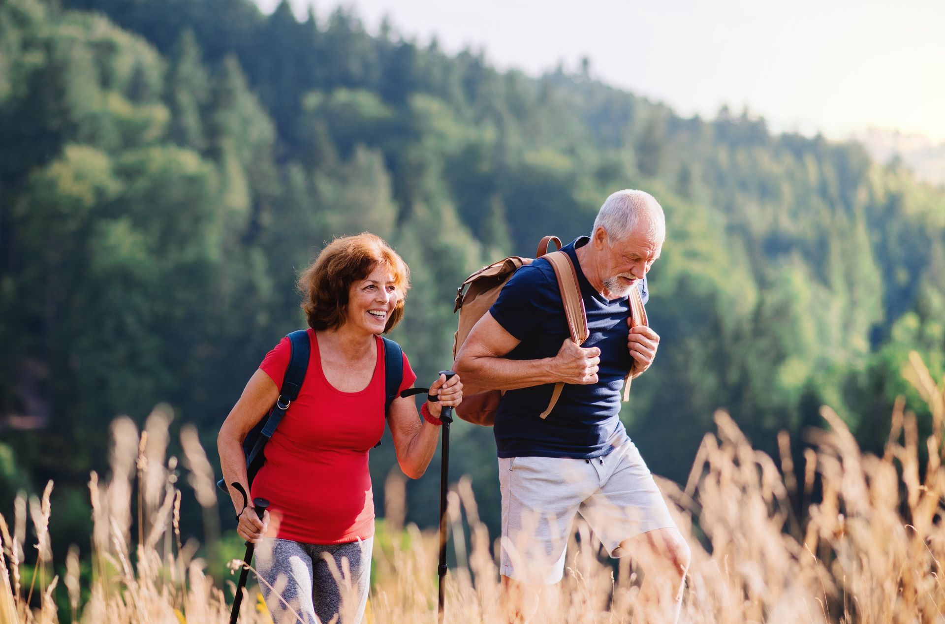 Wandern als Paar am Fichtelberg in Oberwiesenthal