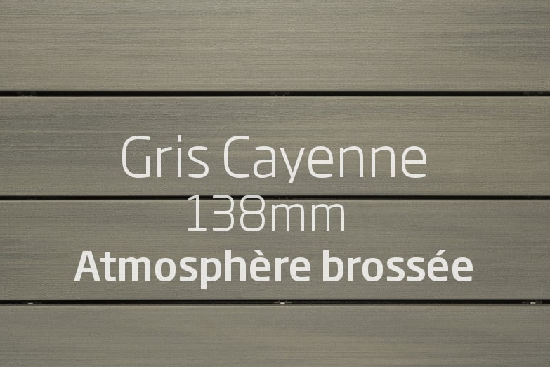 Lame gris cayenne