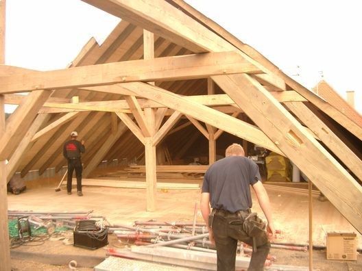 Rohbau Dachhstuhl