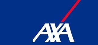 Un fondo azul con las letras axa.