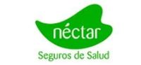 A green logo for nectar seguros de salud