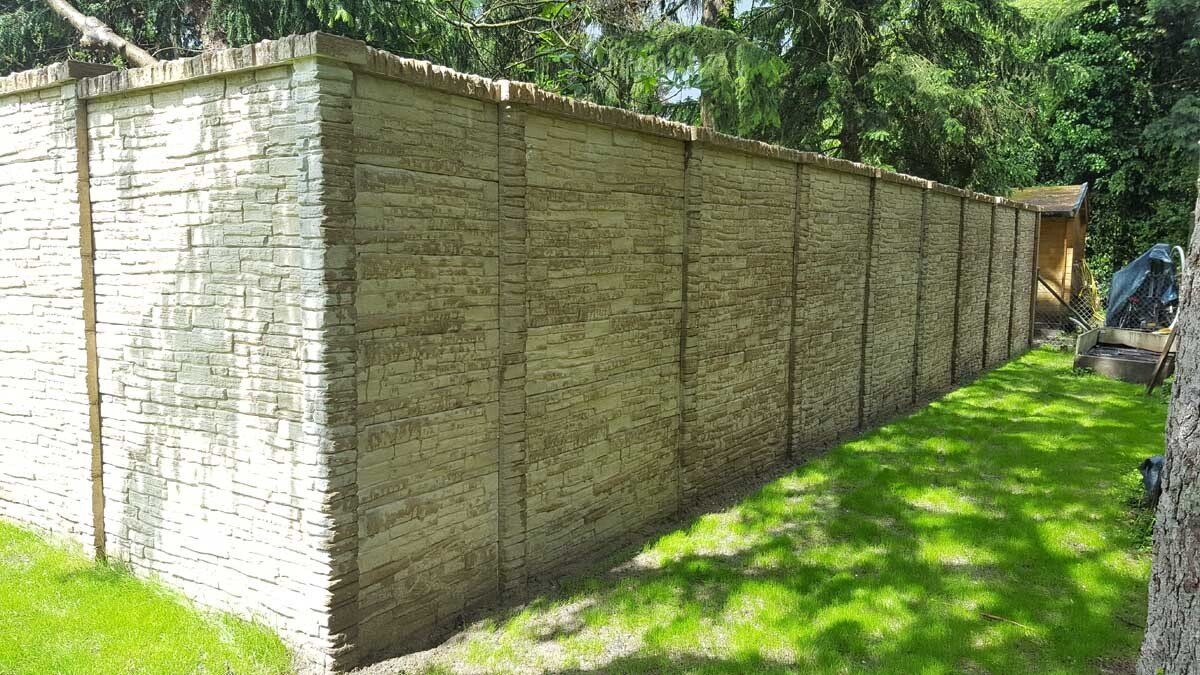 Clôture en pierres double face