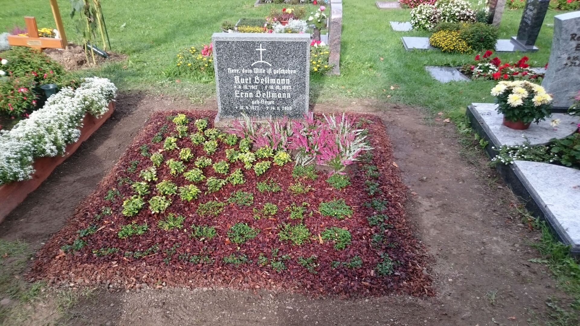 Blumen Schöne Floristik Grabpflege