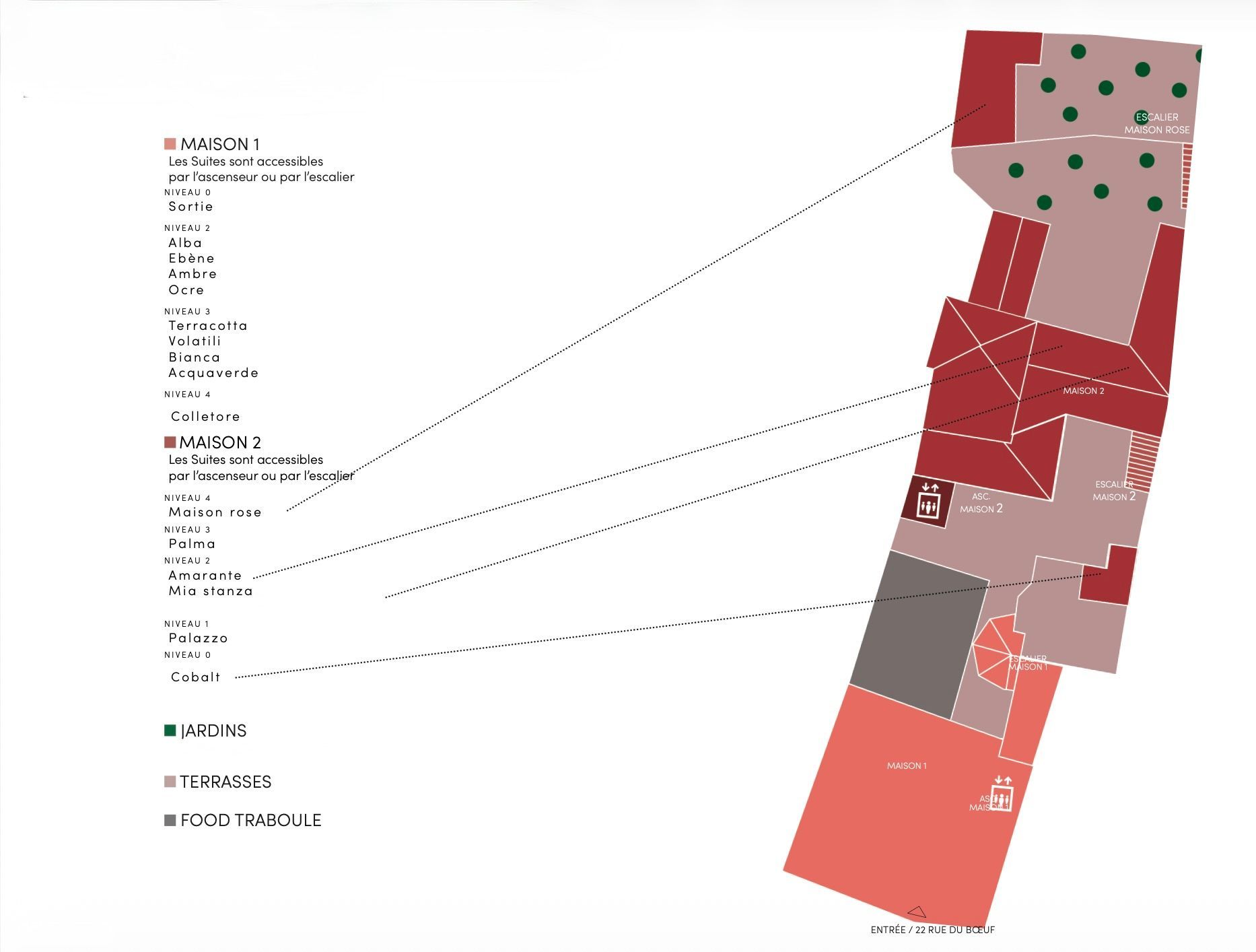 plan de la tour rose lyon