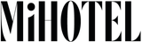 Logo MiHOTEL en caract&egrave;res noirs &agrave; empattement sur fond blanc