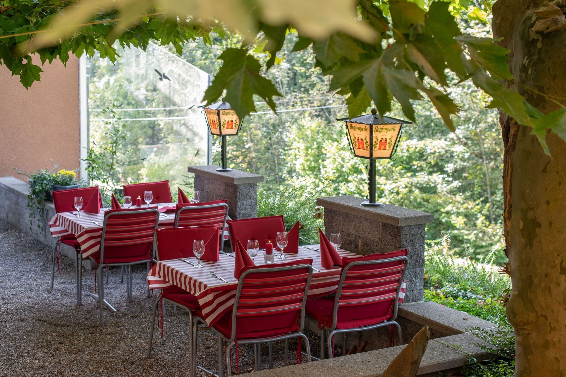 Gartenwirtschaft - Restaurant Bahnhöfli, Eva Topalli - Schinznach-Bad