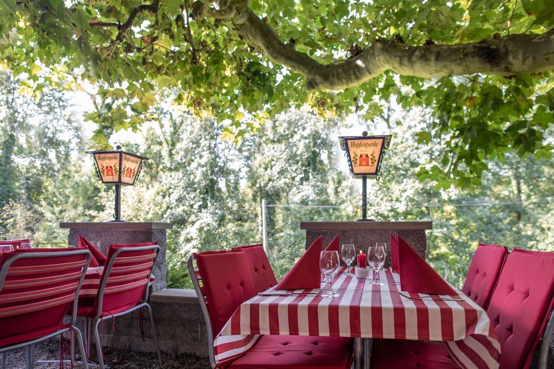 Gartenwirtschaft - Restaurant Bahnhöfli, Eva Topalli - Schinznach-Bad