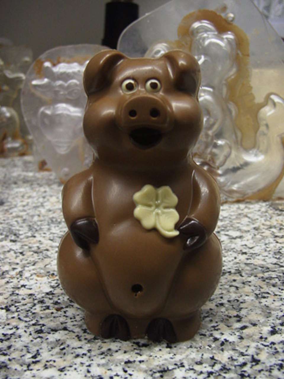 Schwein aus Schokolade