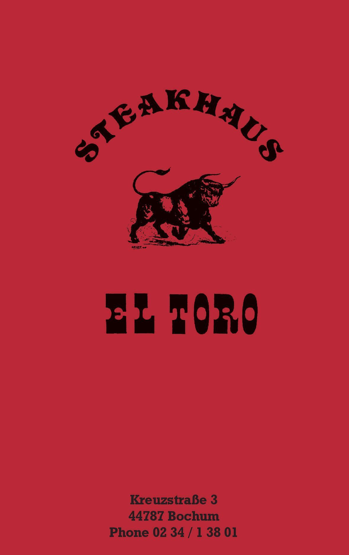 El Toro | Bochum | Steakhaus | Menu and special Offers